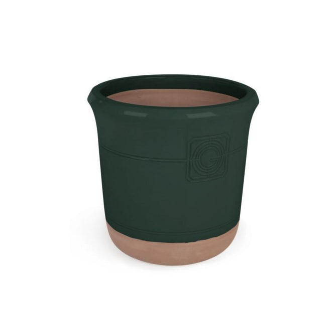 Loudon Artichoke Green Glazed Classical Planter - Gardenesque