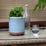 Loudon Oxford Blue Glazed Classical Planter - Gardenesque