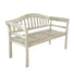 2 Seater Grey Wooden Garden Bench - Repton Queen