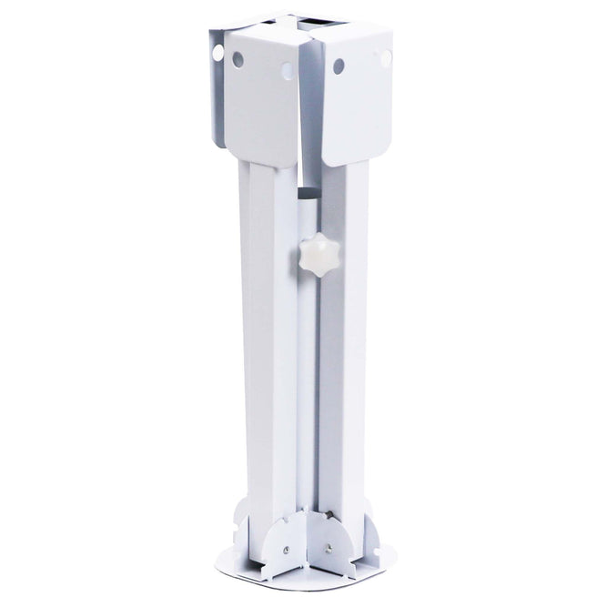 White Metal Parasol Base - Gardenesque
