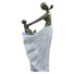 Mother & Child Granite Water Feature with Pump & LED Lights - 127cm available at Gardenesque