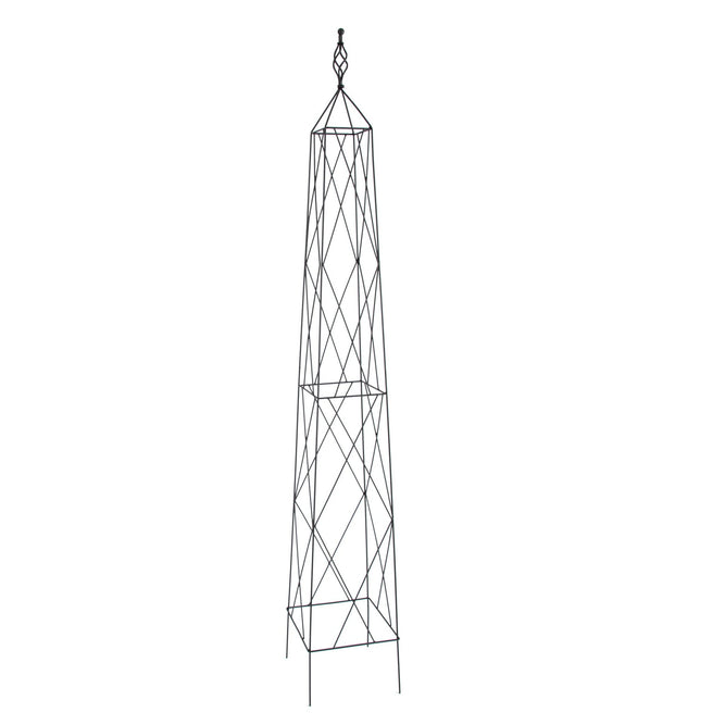  Diamond Shaped Garden Plant Support Obelisks 180cm or 250cm available at gardenesque