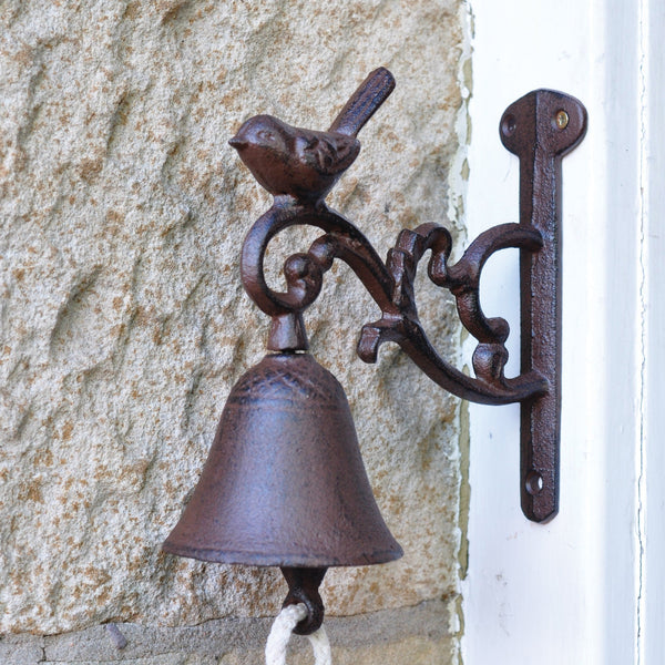 Cast Iron Oxford Perched Bird Door Bell