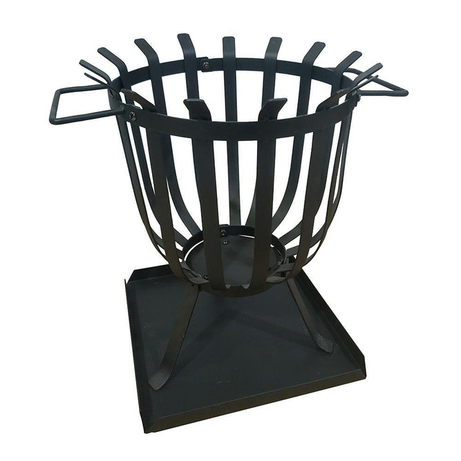 Hoole Cesta Steel Fire Basket - Gardenesque