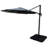 2.95m Grey Cantilever Garden Parasol with Base available at Gardenesque