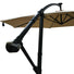 2.85m Taupe Cantilever Garden Parasol with Base & Solar Powered LED Lights available at Gardenesque