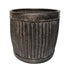 Round Metal Outdoor Plant Pot - 3 Sizes at Gardenesque