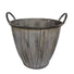Ellham Metal Slatted Bucket Planter with Handles - Gardenesque