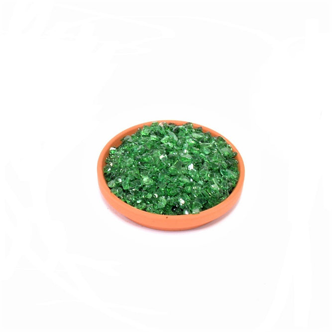 Decorative Emerald Green Glass Pot Toppers - 2kg - Gardenesque