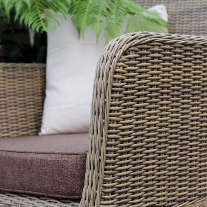 Paxton 4 Seater Rattan Garden Furniture Set with Cushions - Gardenesque