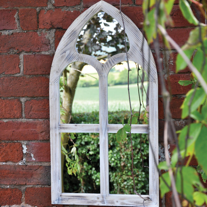 St Luke Window Arch Garden Mirror available at gardenesque