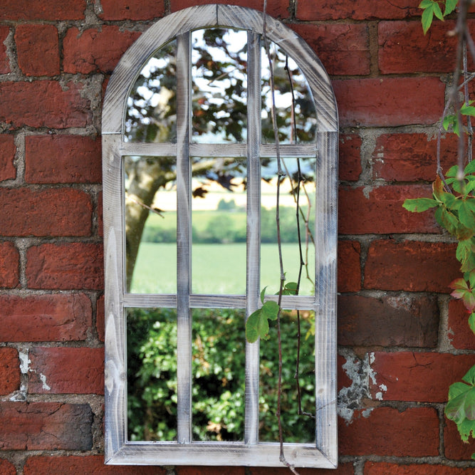 St Simon Large Window Garden Mirror available at gardenesque 