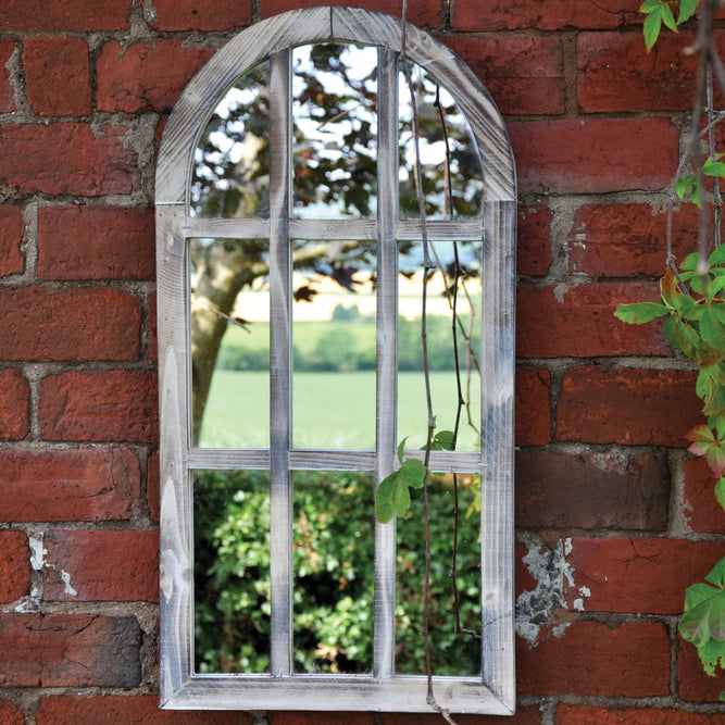 St Simon Large Window Garden Mirror available at gardenesque 