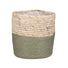 Sage Indoor Woven Basket Green Plant Pot 23cm available at Gardenesque