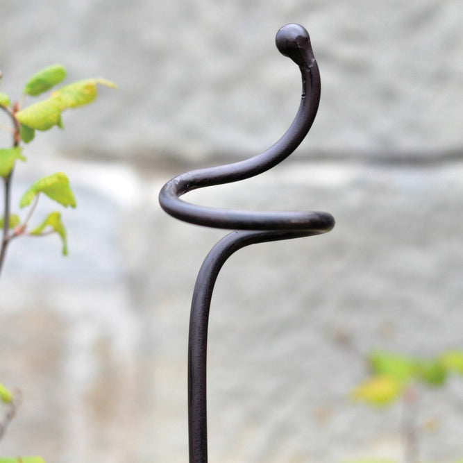 Cast Iron Twist Plant Support - 5ft (155cm) available at gardenesque