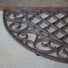 Traditional Half Moon Cast Iron Doormat 