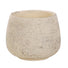 White Indoor Ceramic Plant Pot with Stone Texture - 3 Sizes