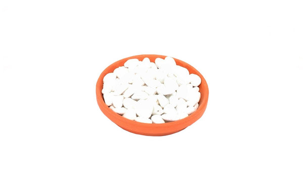 Decorative White Stone Pot Toppers - 2kg - Gardenesque