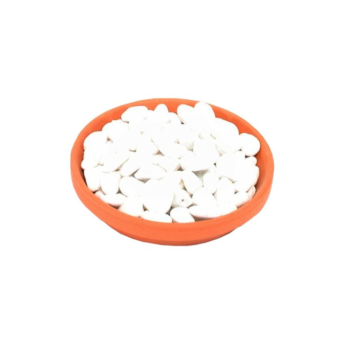 Decorative White Stone Pot Toppers - 2kg - Gardenesque