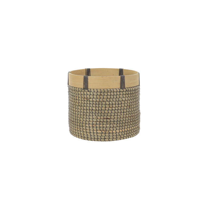 Wooden Woven Basket Indoor Plant Pot 20cm available at Gardenesque