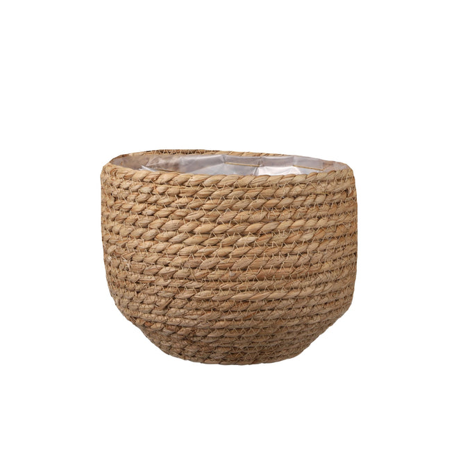 Woven Seagrass Plant Pot Basket 18cm at Gardenesque