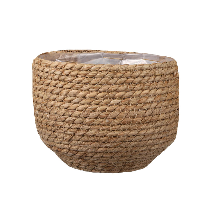 Woven Seagrass Plant Pot Basket 22cm at Gardenesque