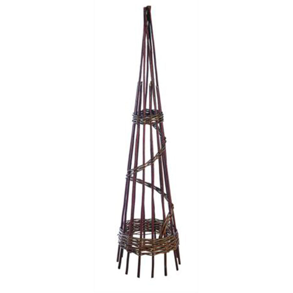 Willow Spiral Obelisk Plant Supports available at garden gifts