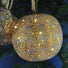 Decorative LED Brass Christmas Bauble