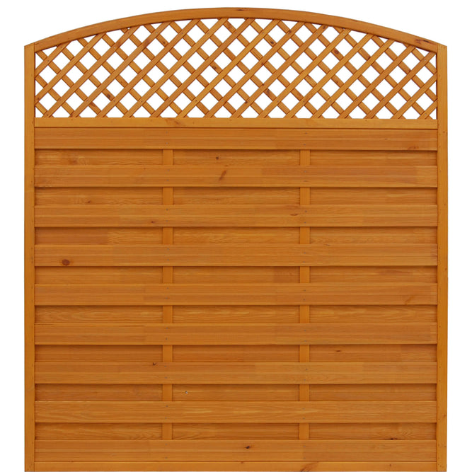arched lattice fence panels