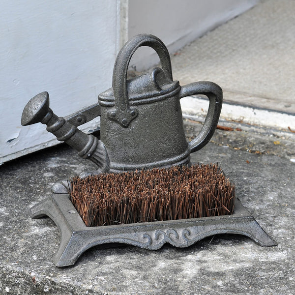 Boot Scraper Brush - Cast Iron Watering Can - Gardenesque