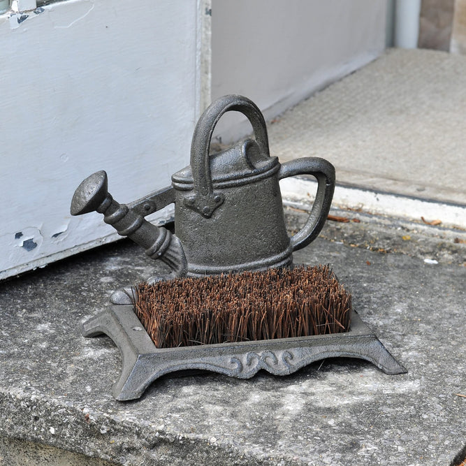 Boot Scraper Brush - Cast Iron Watering Can - Gardenesque
