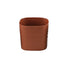 brown plastic self-watering planter