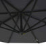 2.95m Grey Cantilever Garden Parasol with Base Gardenesque