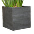 Charcoal Grey Square Plant Pot - Outdoor Lightweight Planters - 4 Sizes - Gardenesque