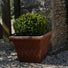Clayton Square Rust Effect Fibreclay Resin Large Plant Pots - 2 Sizes - Gardenesque