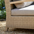 Cushioned Garden Chairs - Set of 2 - Wood Effect Aluminium - Sherwood