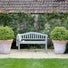 2 Seater Grey Wooden Garden Bench - Repton Queen