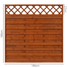 lattice wooden fence panel