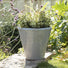 Grey Ceramic Outdoor Plant Pot - Loudon - 2 Sizes at Gardenesque