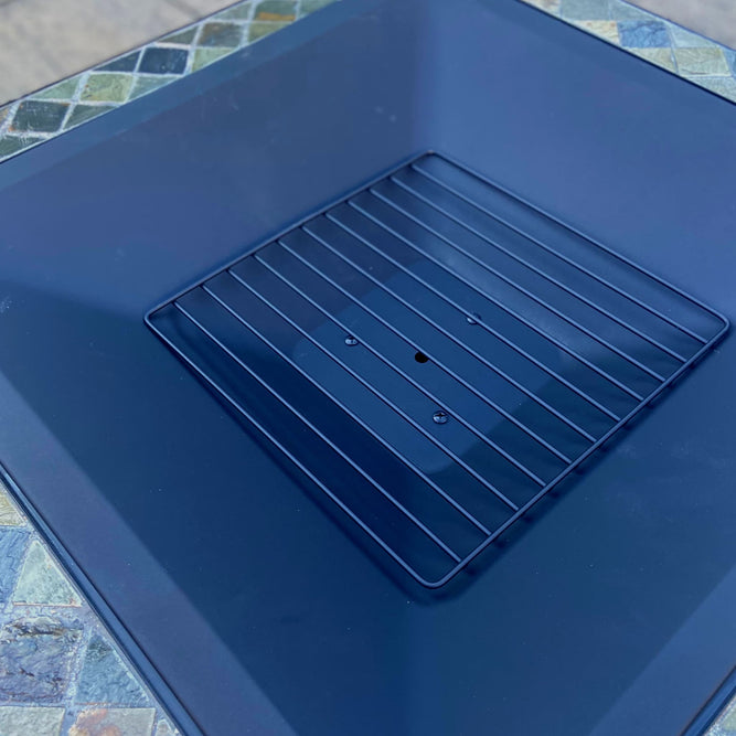 Linton Mosaic Tiled Coffee Table | Fire Pit