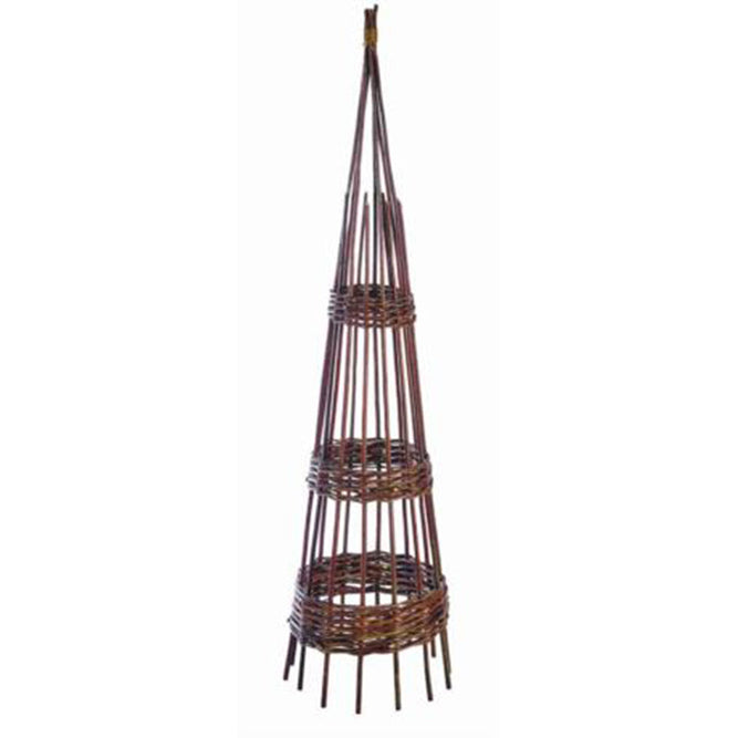 Obelisk Hoop Garden Willow plant support 120cm available at garden gifts