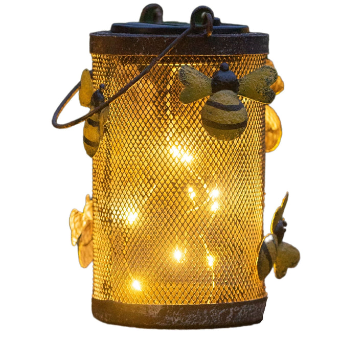 Copy of Outdoor Solar Hanging Lantern - Bees at Gardenesque
