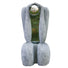 Outdoor Water Feature with Pump & LED Lights - Sitting Man Grey - 120cm - Gardenesque