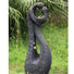 Outdoor Water Feature with Pump & LED Lights - Loving Couple - 113cm - Gardenesque