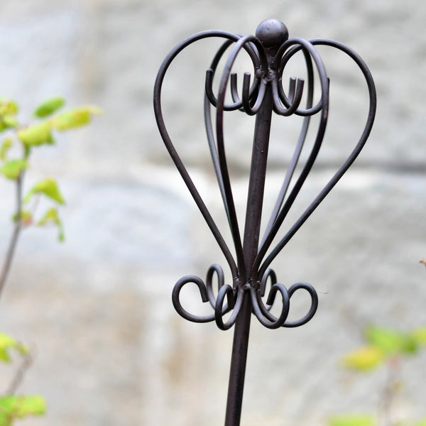 Large Cast Iron Cage Plant Support - 5ft (155cm) available at gardenesque