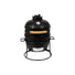 Portable kamado bbq grill with handle