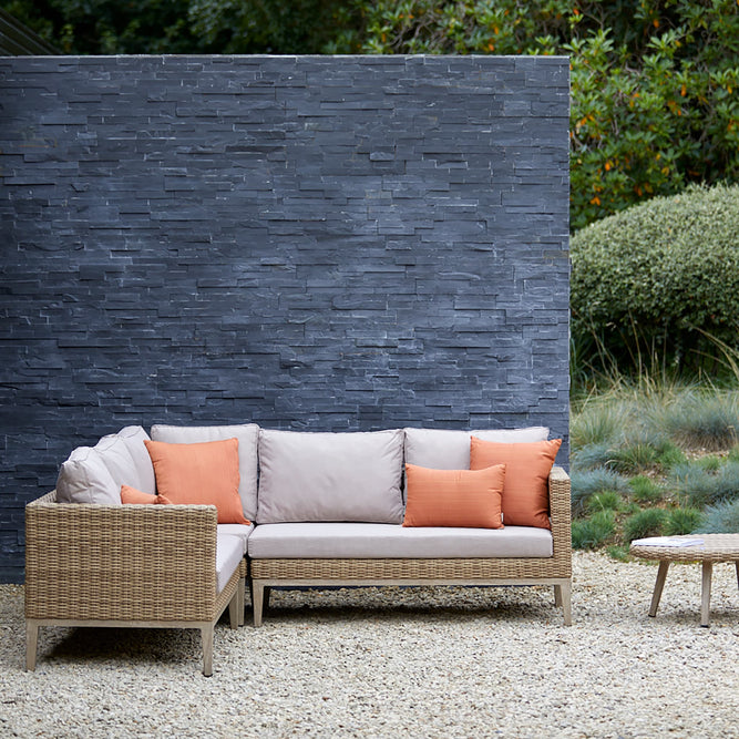 Metal garden corner on sale sofa set