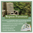 Repton Wooden Outdoor or Indoor Rocking Chair at Gardenesque