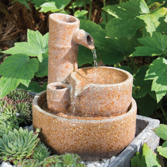 Urban Indoor Water Fountain Feature with Pump - Gardenesque