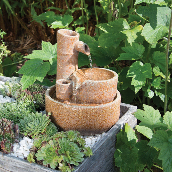 Urban Indoor Water Fountain Feature with Pump - Gardenesque